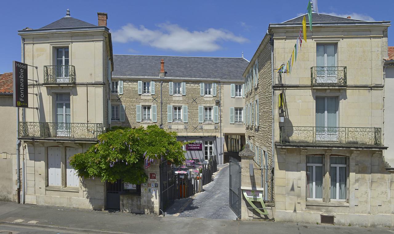 Logis Hotel-Restaurant Le Fontarabie Fontenay-le-Comte Exterior foto